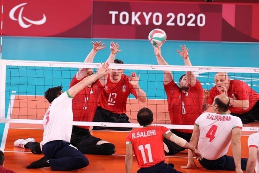 پیروزی تیم ملی والیبال نشسته ایران برابر ترکیه